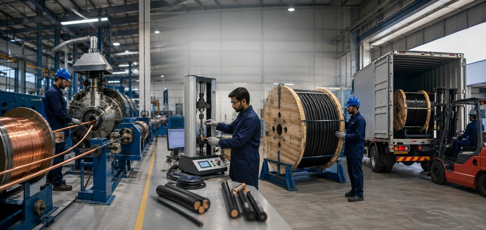 Cable manufacturing process